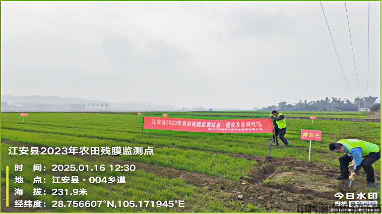 江安縣2023年地膜科學(xué)使用回收項(xiàng)目地膜殘留監(jiān)測項(xiàng)目